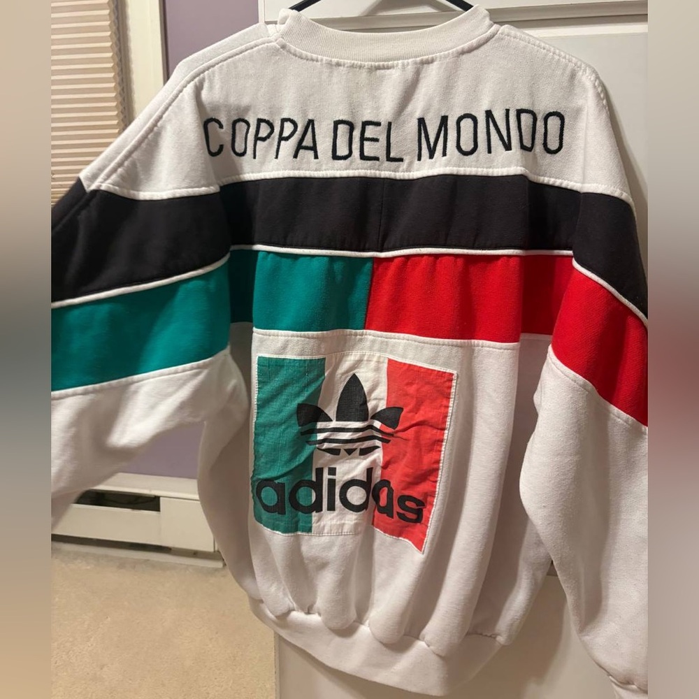 Genuine Vintage Adidas Italy World Cup Crewneck Sweatshirt